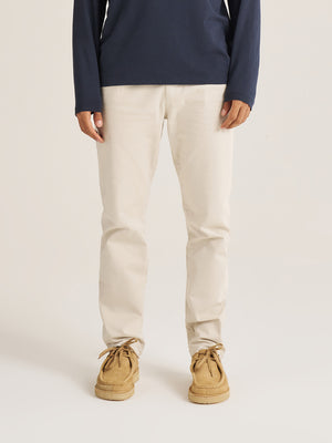 Relaxed pleat front chino trouser