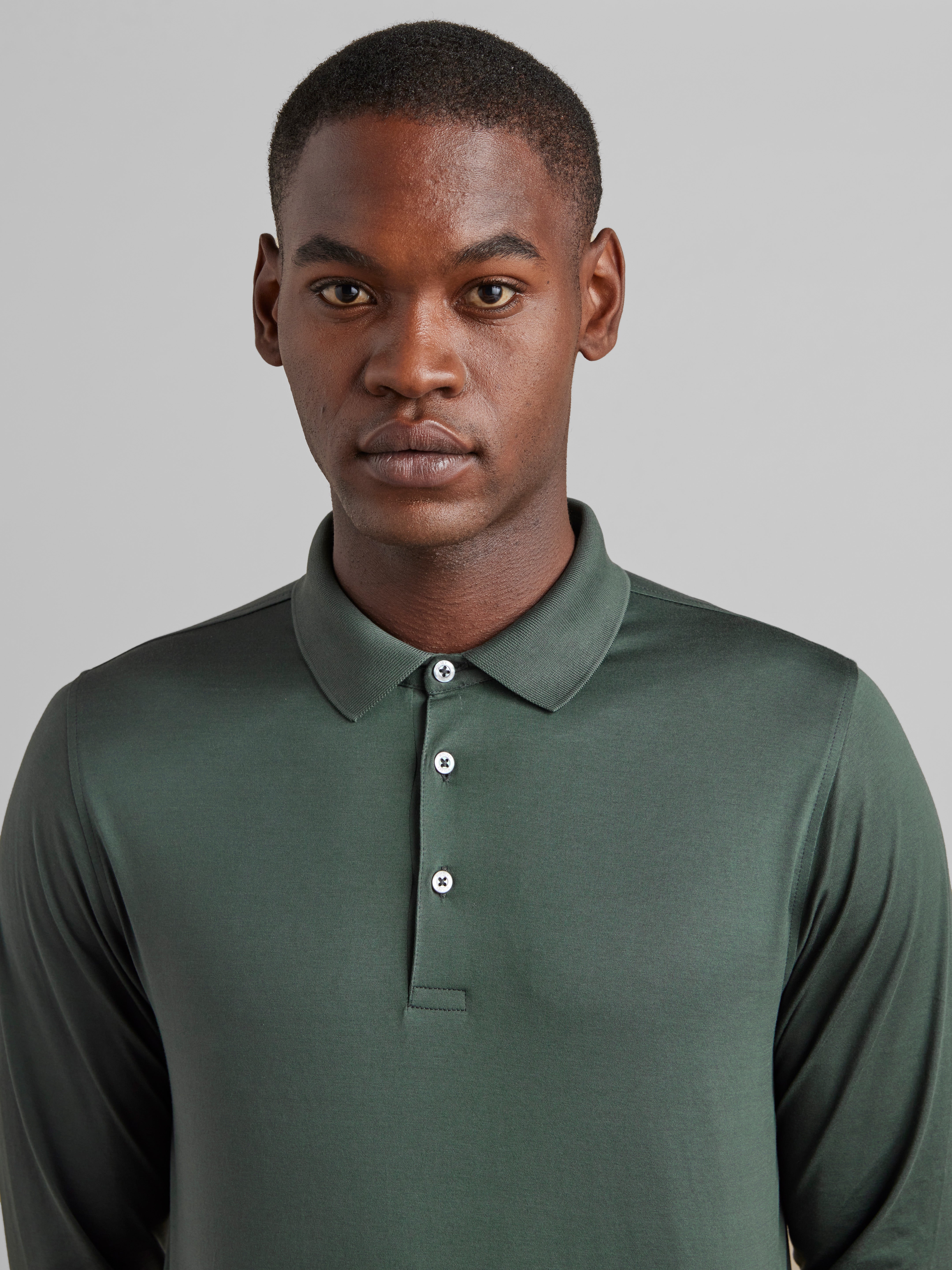 Mercerised polo shirt best sale