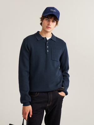 Mid Weight Merino Wool Polo