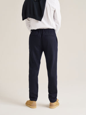 Pleat Front Wool Trouser