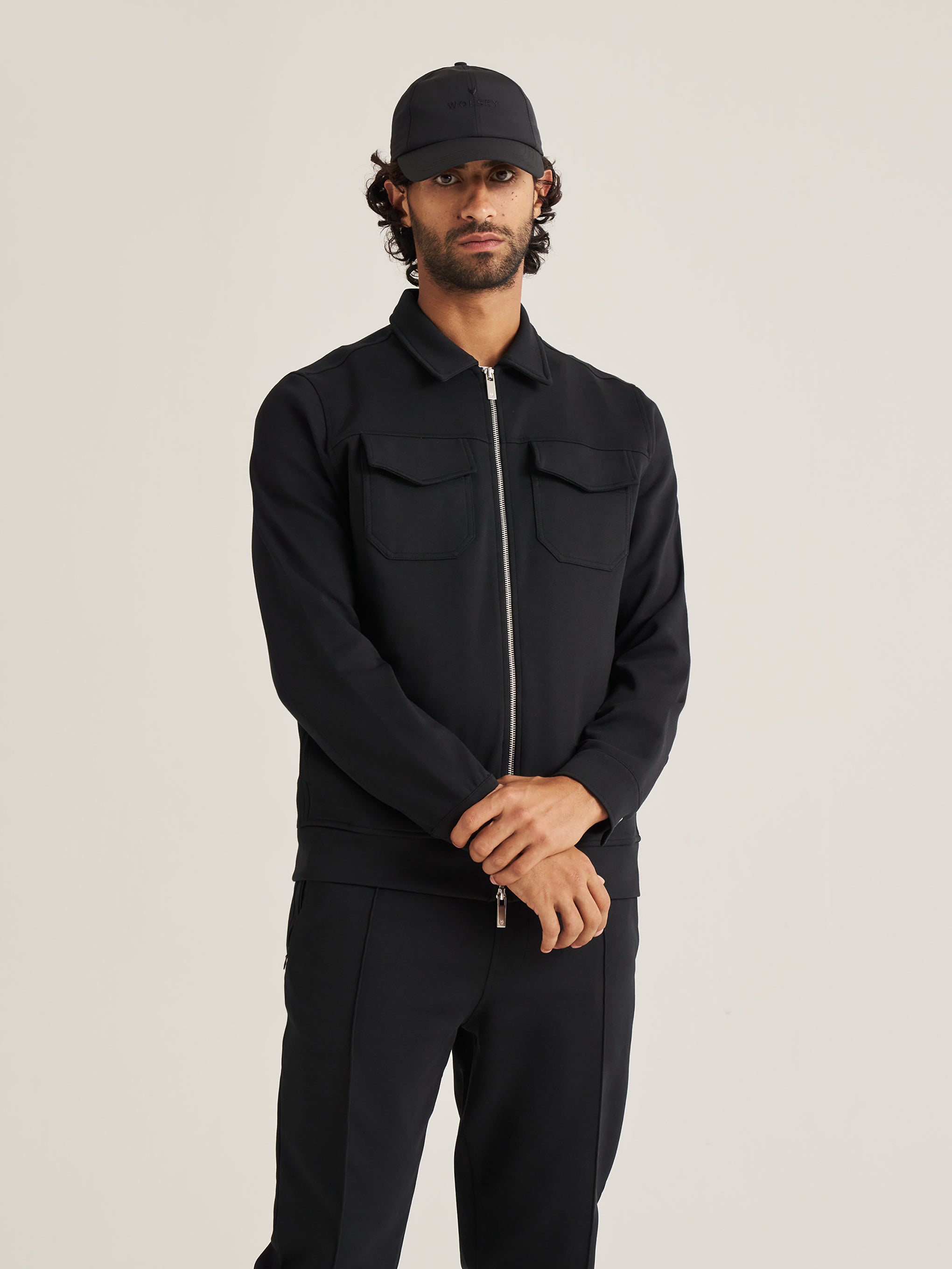 Two Pocket Sweat Overshirt — Wolsey