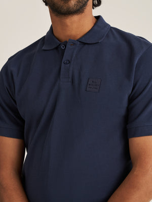 Branded Pique Polo