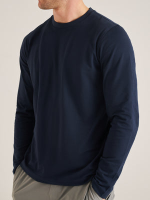 Active Long Sleeve Crew Neck Top