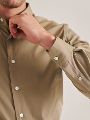 Smart Stretch Button Collar Travel Shirt