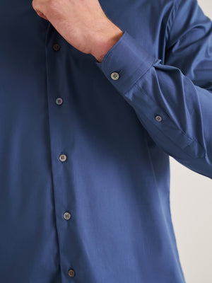 Smart Stretch Button Collar Travel Shirt