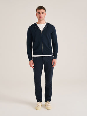 Knitted Merino Zip Through Hoody