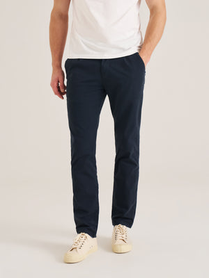 Relaxed pleat front chino trouser