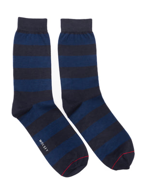 Block Stripe Bamboo Sock