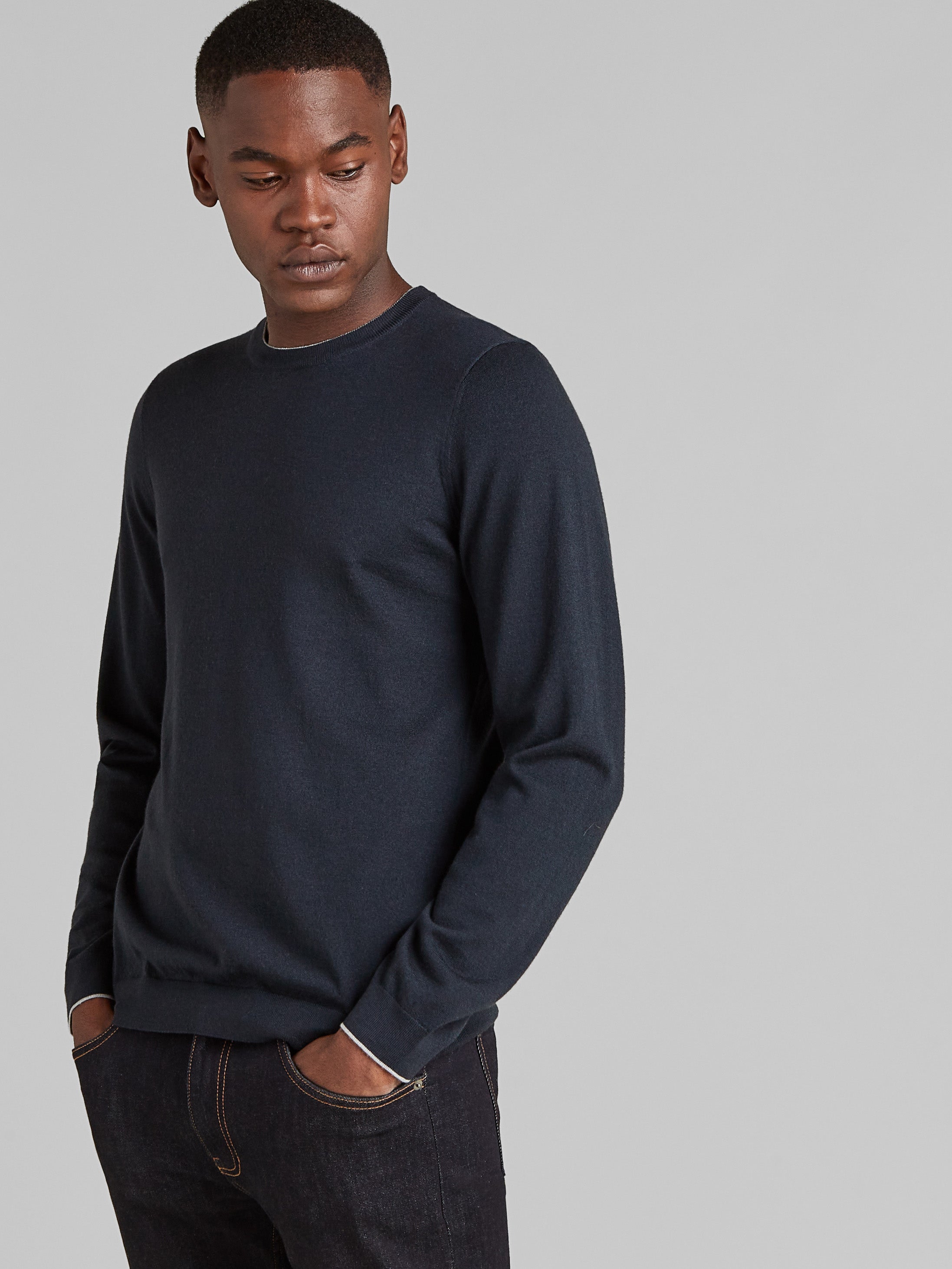 Super Fine Merino Wool Crew Neck