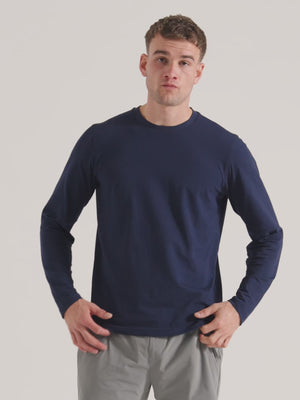 Active Long Sleeve Crew Neck Top