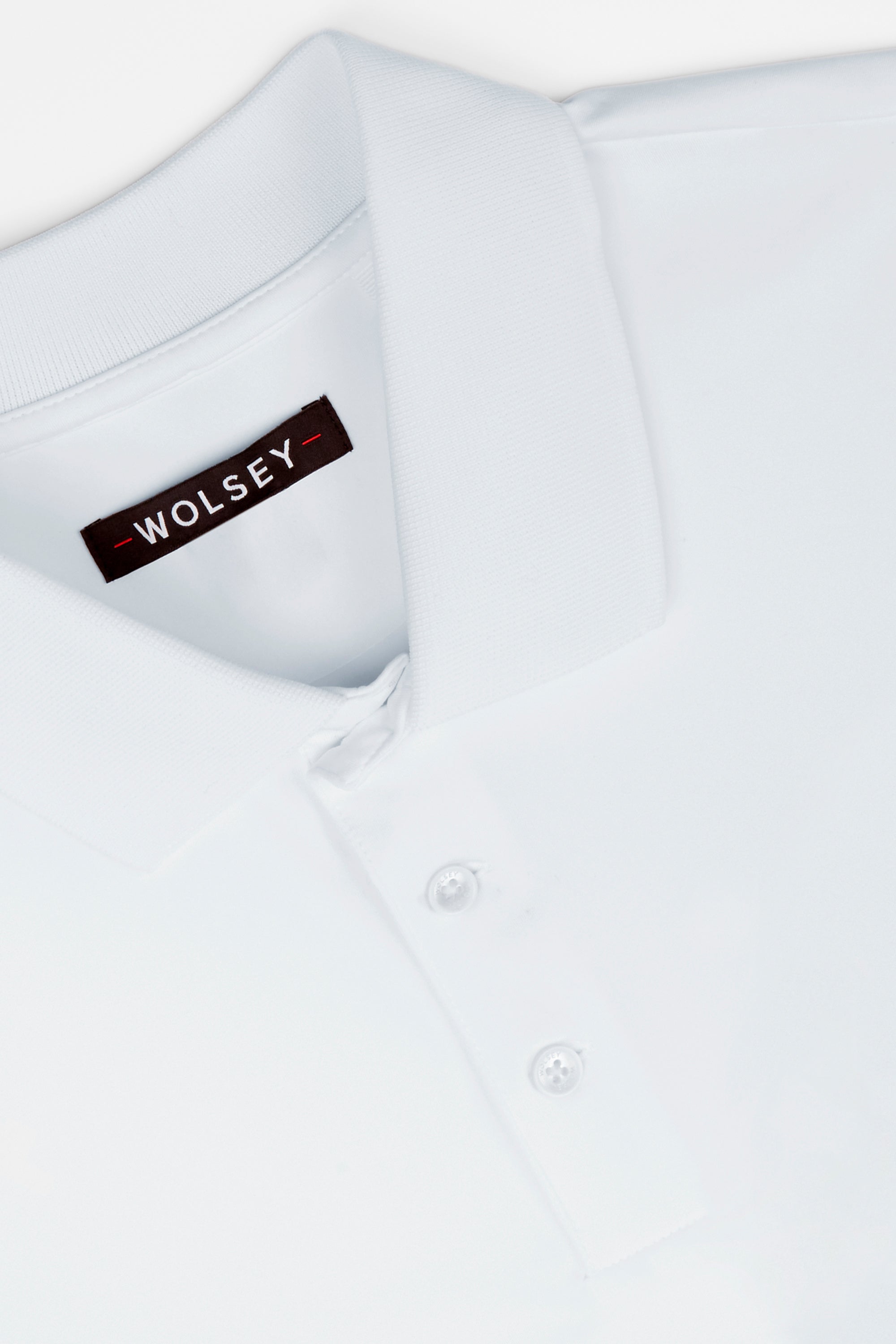 Polo shirt white plain on sale